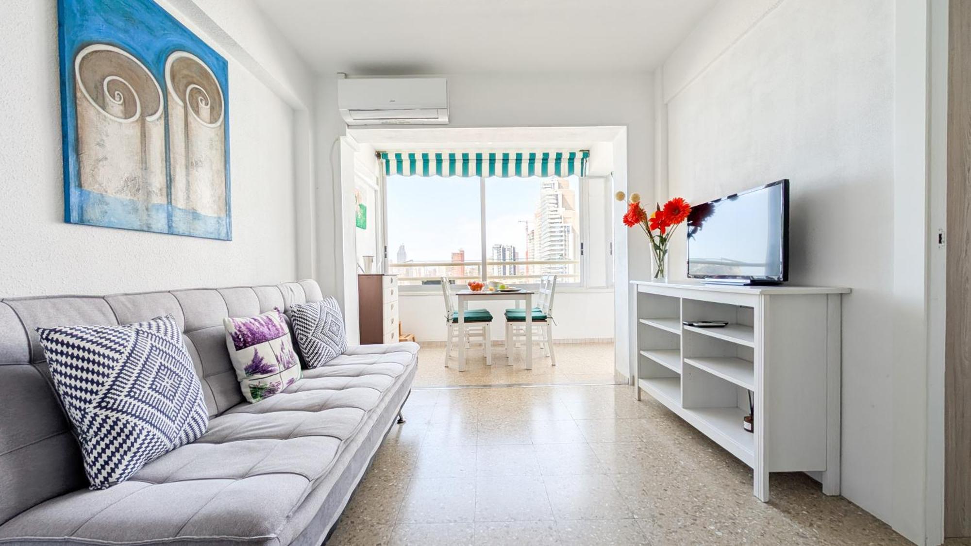 Pintor Sorolla Sea Front Apartment Benidorm Dış mekan fotoğraf